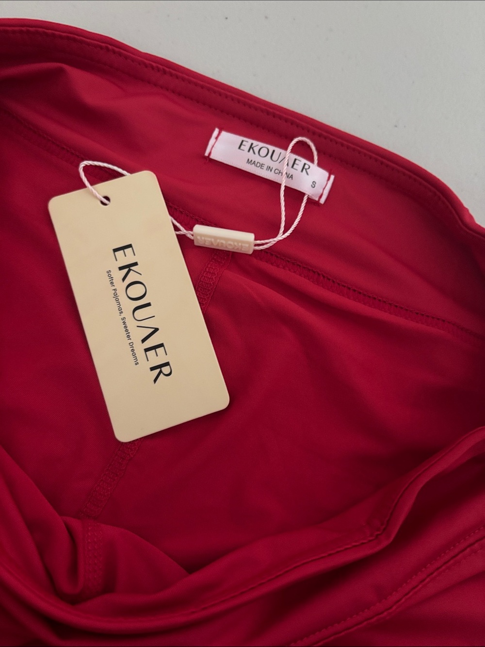 Women’s Red Ruffle Skirt - Picture 6 of 7